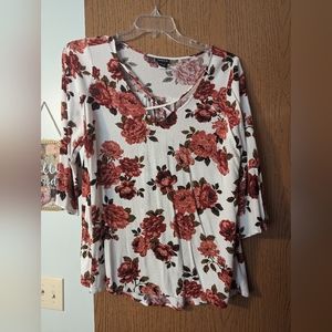 Torrid Flowy Floral Shirt